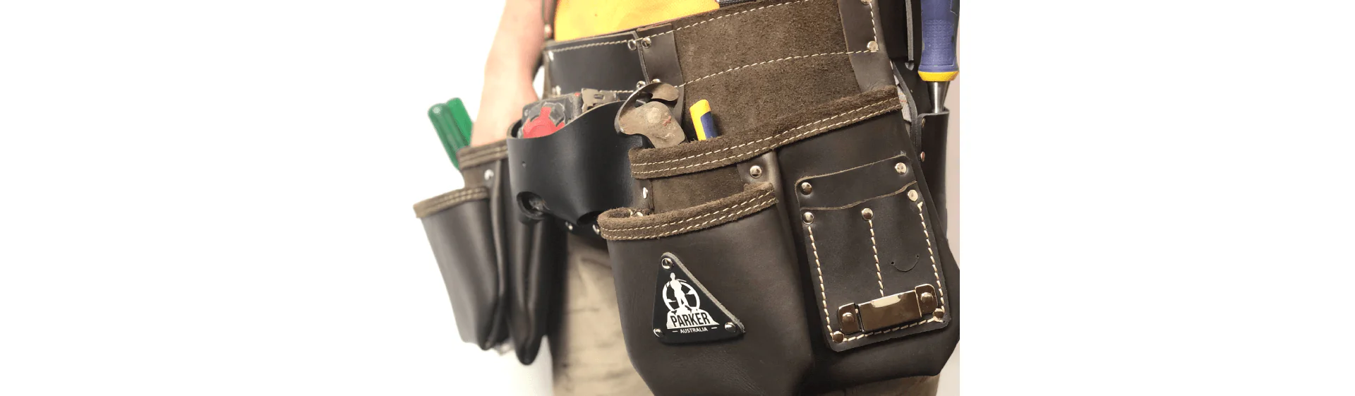 Leather parker tool belt