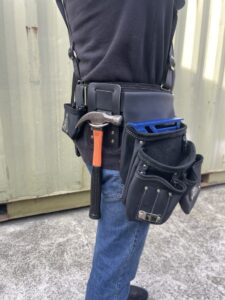 a total leather tool belt system